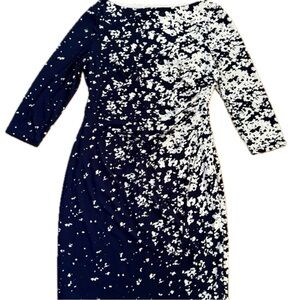 Lauren Ralph Lauren Women’s Navy/White Dress